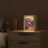 Flamingo - Tropisch - Dier - Bladeren Light Box met kabel (Kinderlampje) klein -sfeer1_kind