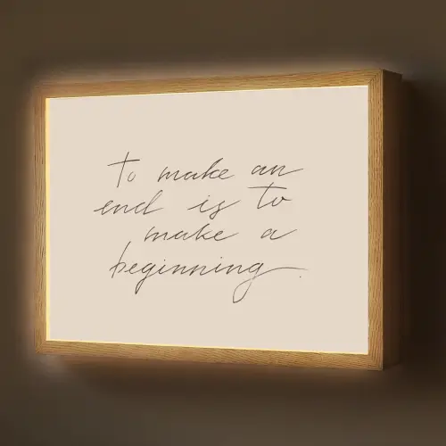 Quote - Pastel - Spreuk - Tekst Light Box met batterij (Wandlamp) middel -z3d_website