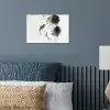 Lotusbloemen - Vissen - Bladeren - Zwart poster papier klein -sfeer2