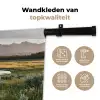 Berglandschap - Rivier - Bos Wandkleed katoen klein -sfeer2