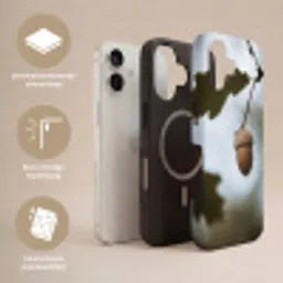 Eikel - Eikenblad - Bos - Herfst - Natuur Toughcase MagSafe Apple iPhone 17 klein -USP_Lagen_NL