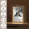 Aap - Spaghetti - Zonnebril - Zwart wit - Cool - Dier Light Box met kabel (Tafellamp) klein -USP_FR