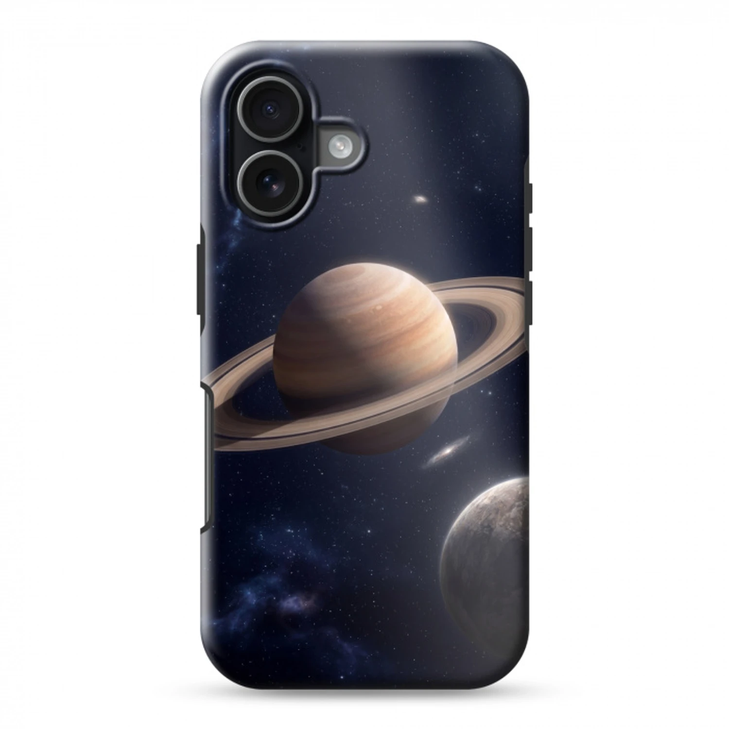 Planeten - Saturnus - Ruimte Toughcase MagSafe Apple iPhone 17 klein -3d