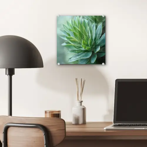 Blad - Plant - Groen - Textuur plexiglas 5mm klein -sfeer6