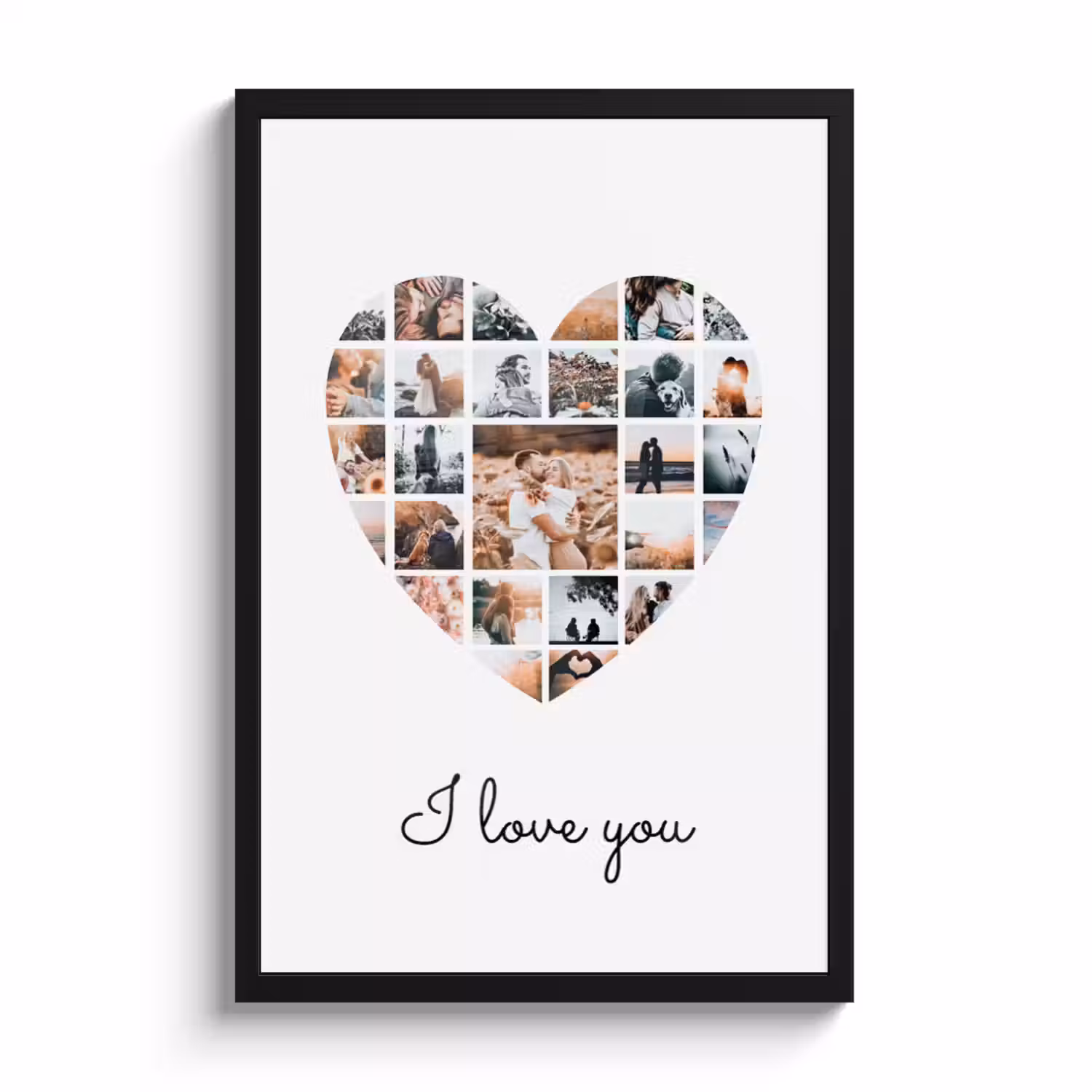 Cadre photo coeur