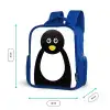 Dierenportret - Pinguïn - kinderen Kinderrugzak - Blauw middel -productfoto_formaten
