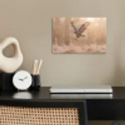 Buizerd - Roofvogel - Natuur - Bruin poster papier klein -sfeer1