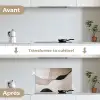 Contourlijnen - Abstracte landschap keuken achterwand spatscherm klein -voor_na_FR