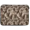 Waaiervorm - Beige - Vezel textuur laptophoes neopreen klein 279 -zkaufland3dotto
