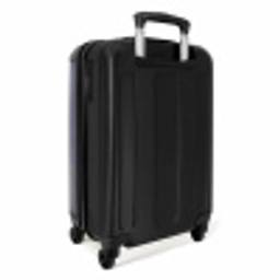 Minimal - Grijsblauw met gouden golven NBS - Handbagage koffer - Unisex middel -achterkant