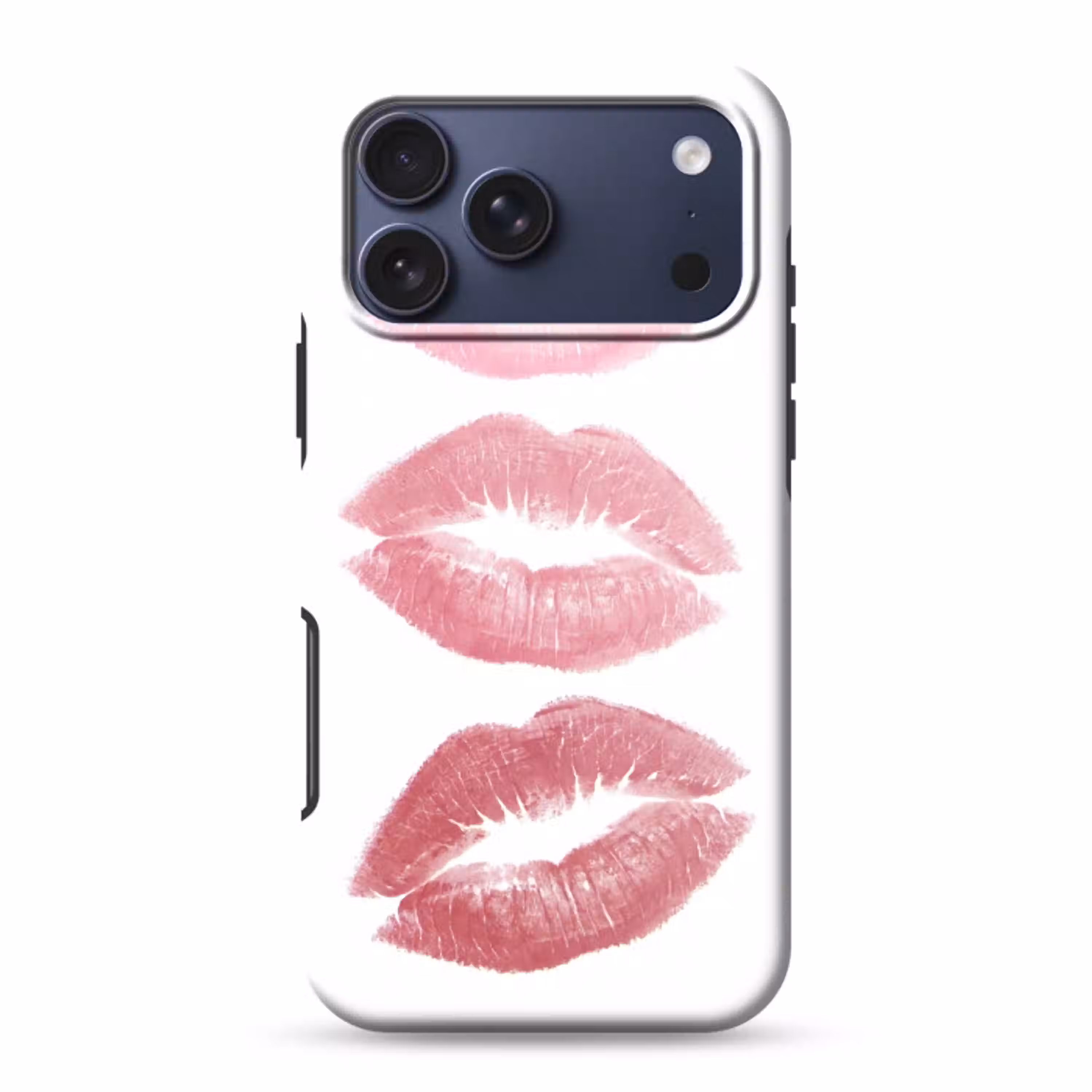 Lippen - Kusafdruk - Roze - Modern - Abstract Toughcase MagSafe Apple iPhone 17 Pro Max klein -3d