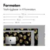 Eieren - Goud - Patroon Muismat XXL klein -sfeer5