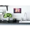 Eiffeltoren - Parijs - Roze Muursticker klein -keuken