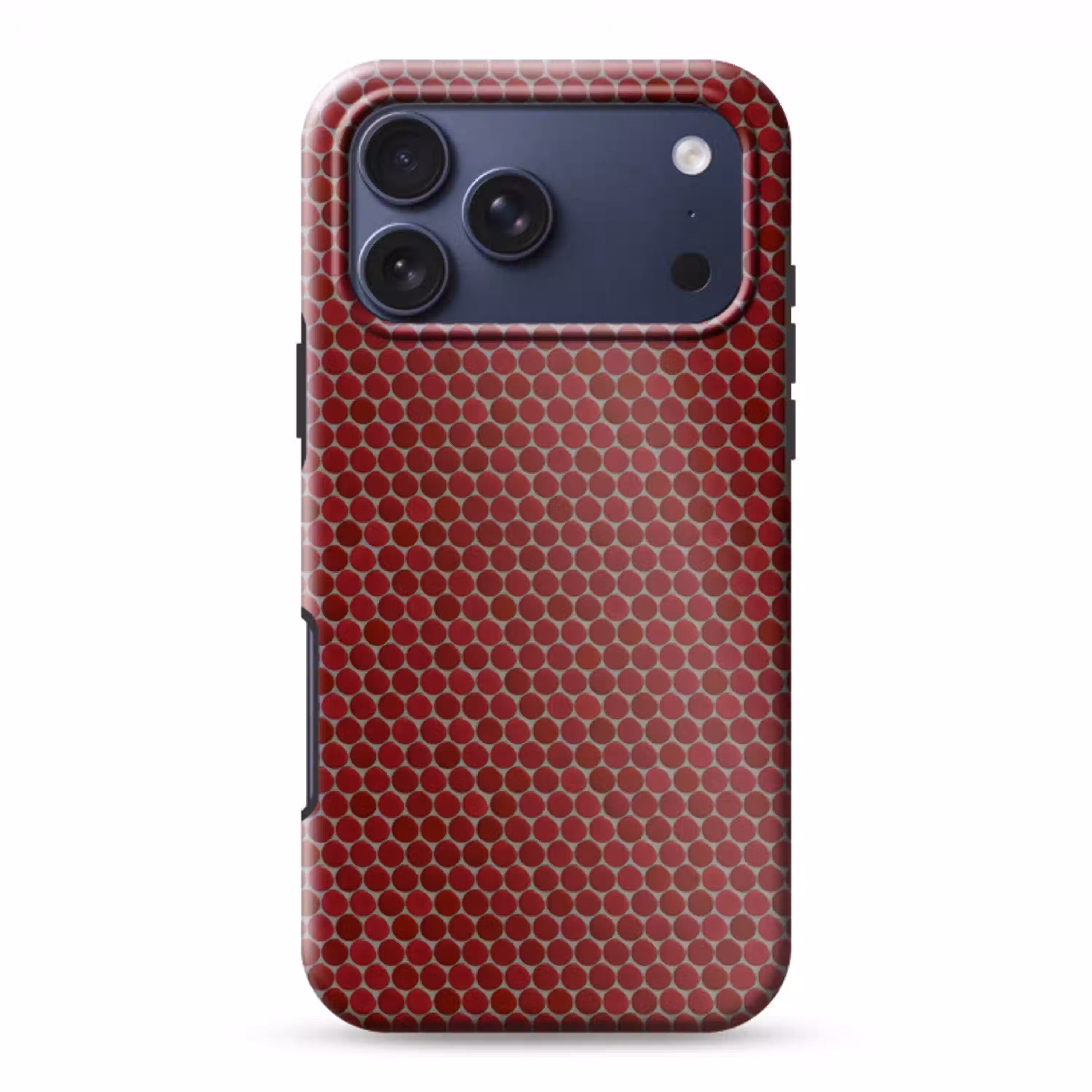 Penny - Mozaïek - Rond - Rood Toughcase MagSafe Apple iPhone 17 Pro Max klein 1019 -3d
