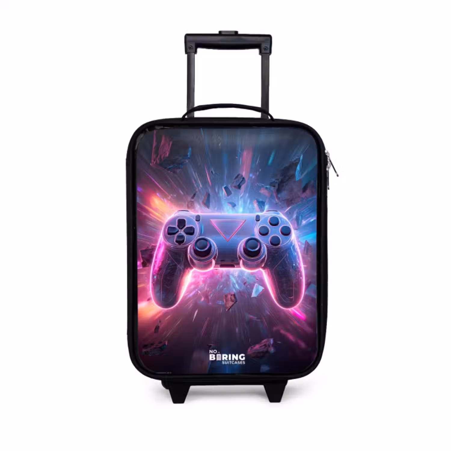 Kinderkoffer - Zwart - Game - Controller - Neon