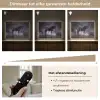 Paard - Magisch - Zwart Light Box met batterij (Wandlamp) middel -USP_dimbaarNL