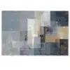 Rechthoeken - Abstract - Blauw Deurmat klein -zkaufland3d