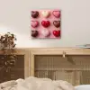 Macarons - Hartjes - Kleurrijk - Roze aluminium wit klein -sfeer3