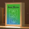 Voetbal - Tactiek - Spel - Groen - Blauw Light Box met kabel (Kinderlampje) klein -zzz_3d_website