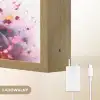 Paard - Dieren - Meisje - Roze Light Box met batterij (Wandlamp kind) middel -USP_websiteoplaadbaarNL