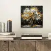 Boom - Zwart - Goud - Wit - Modern aluminium wit klein -sfeer1