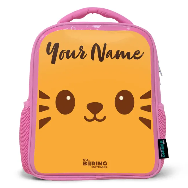 Kids backpack Kawai - Tiger - Orange | Water-resistant | Order quickly ...