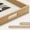 Halve cirkels - Aardetinten - Grafisch Dienblad Rechthoek middel -USP_HandgreepNL