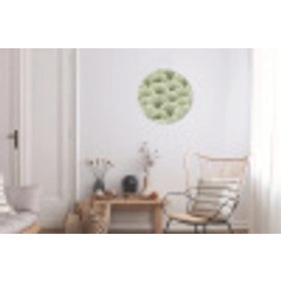 Waaier - Blad - Groen Wandcirkel aluminium klein 190 -woonkamer