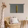 Potlood - Schilderij - Geel Wandkleed katoen klein -wsfeer5_kind