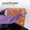 Terrazzo - Patroon - Klei Inductie beschemer met haakjes klein 777 -ky-ophangen-nl