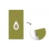 Avocado - Minimalistisch - Illustratie - Groen fotobehang vinyl groot -3d