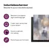 Penseelstreken - Schilderij - Beige Inductie beschermer vinyl 3mm klein -zzzzzzz-cc-usp