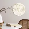 Goud - Licht - Nerf - Marmer Wandcirkel kunststof plaat 5mm dik klein 188 -sfeer4