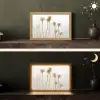 Droogbloemen - Natuur - Botanisch Light Box met kabel (Tafellamp) klein -sfeer3