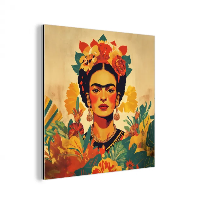 Vrouwelijk - Bloemen - Sieraden aluminium wit klein -3d