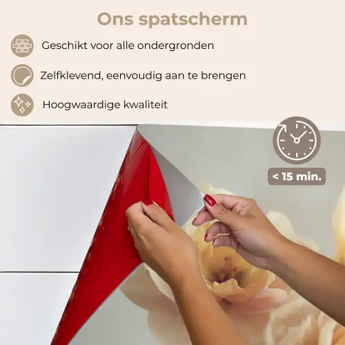 Narcissen - Geel - Bloemblaadjes keuken achterwand spatscherm klein -spatscherm_NL