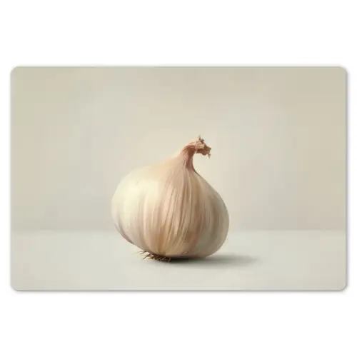 Knoflook - Natuurlijk - Beige Placemat vinyl groot -zzsfeer1_Kitchenyeah-website