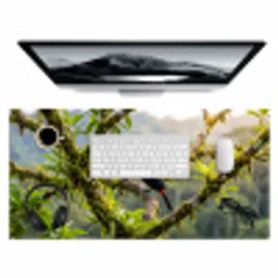 Toekan - Jungle - Natuur - Kleurrijk Muismat XXL klein -3d