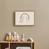 Regenboog - Bohemian - Boho - Pastel kleuren Light Box met batterij (Wandlamp kind) middel -sfeer2_kind
