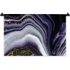 Marmer - Paars - Luxe - Marmerlook - Glitter Wandkleed katoen klein -zz3d