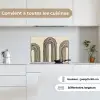 Boogvormen - Zwart - Strak keuken achterwand spatscherm klein -sfeer4_FR