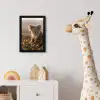 Koala - Bladeren - Ochtendlicht fotolijst zwart zonder passe partout klein -usfeer4_kinderkamer