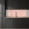 Modern - Kraanvogels - Roze keuken achterwand 2 middel 871 -sfeer1