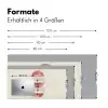 Minimalistisch - Cirkels - Roze Muismat XXL klein -ysfeer5_duits