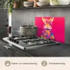 Konijn - Bloemen - Kleurrijk - Kimono keuken achterwand spatscherm klein -usp_NL