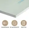 Wereldkaart - Realistisch - Kaart PET vilt klein -closeup_NL