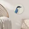 Illustratie - Blauw - Vogel Akoestische PET Vilt - Rond klein -sfeer4