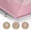 Frambozen - Steel - Getekend - Roze plexiglas 5mm klein -sfeer2