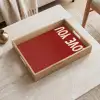 Schuin - Loveyou - Rood Dienblad Rechthoek middel -sfeer1
