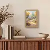Bloemen - Bomen - Kunst - Watercolor Light Box met kabel (Tafellamp) klein -sfeer2